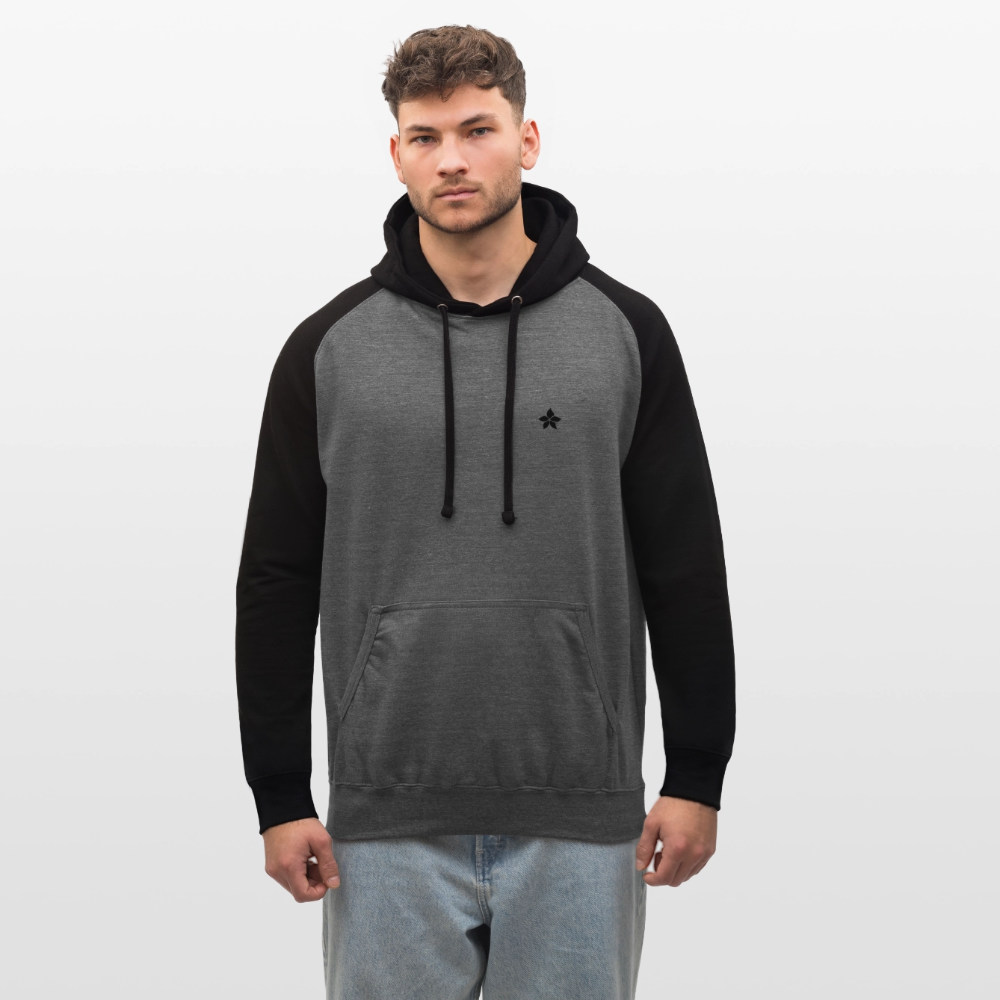 Sweat à capuche Baseball - graphite/black
