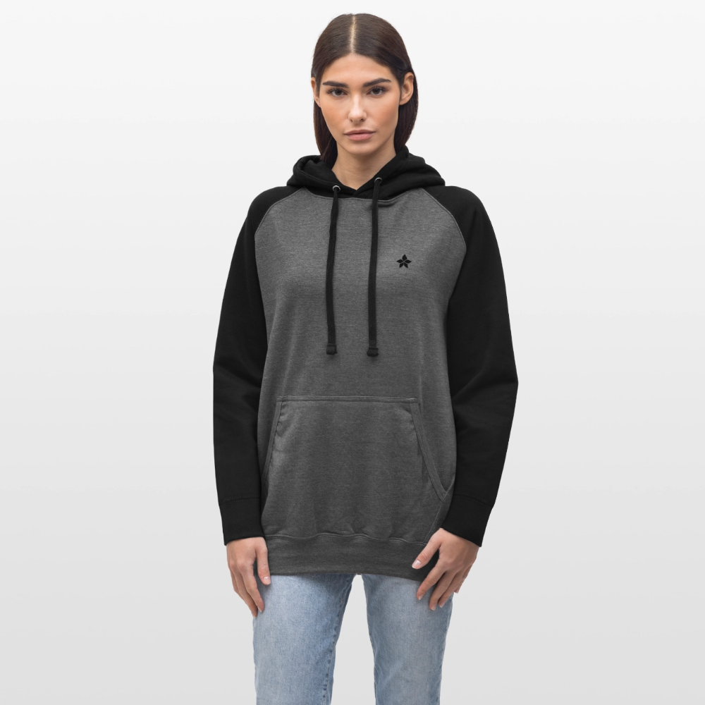 Sweat à capuche Baseball - graphite/black