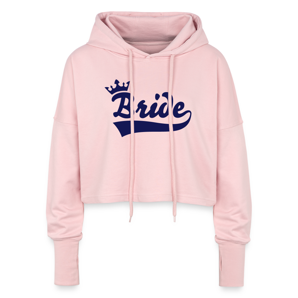 Cropped Women’s Hoodie - light pink
