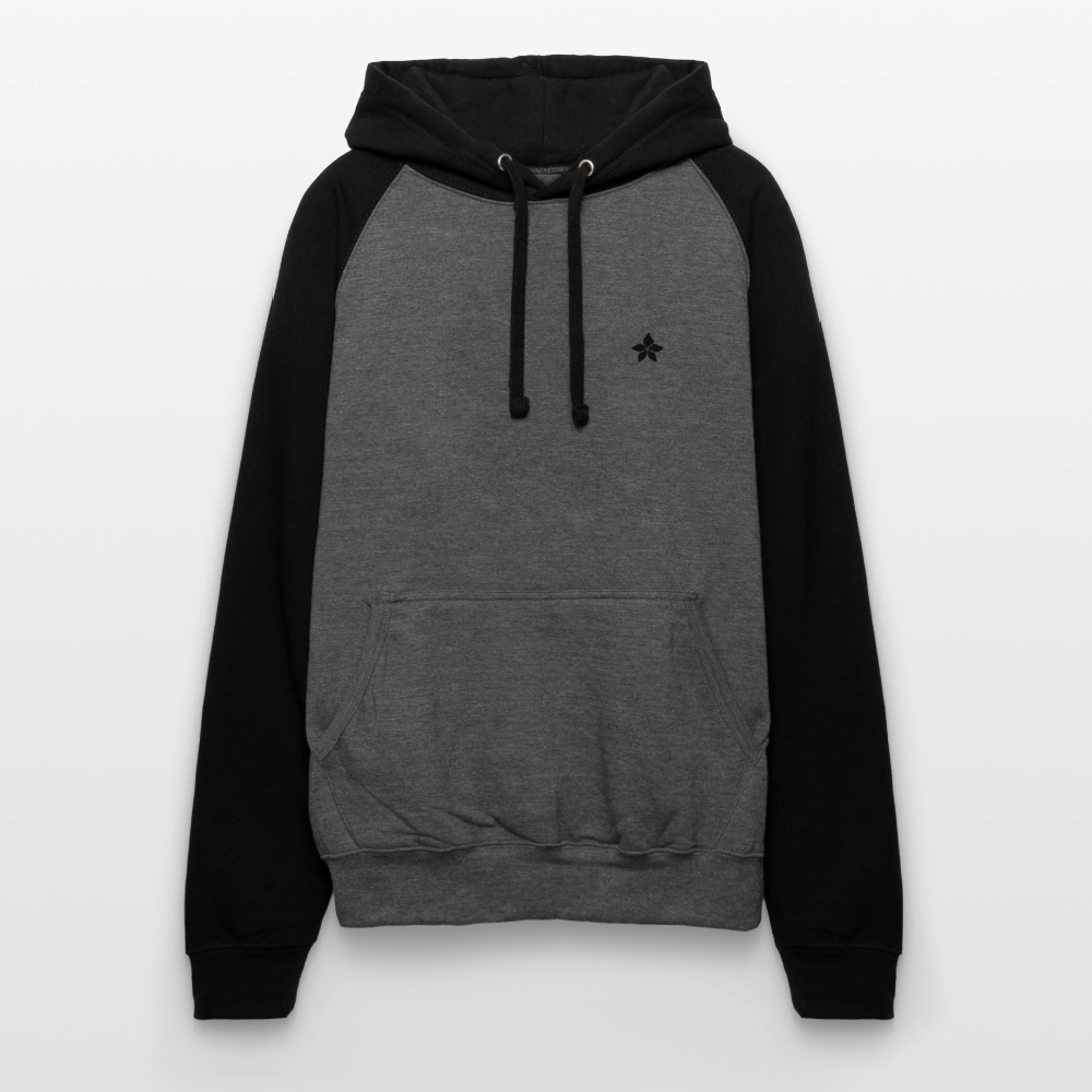 Sweat à capuche Baseball - graphite/black