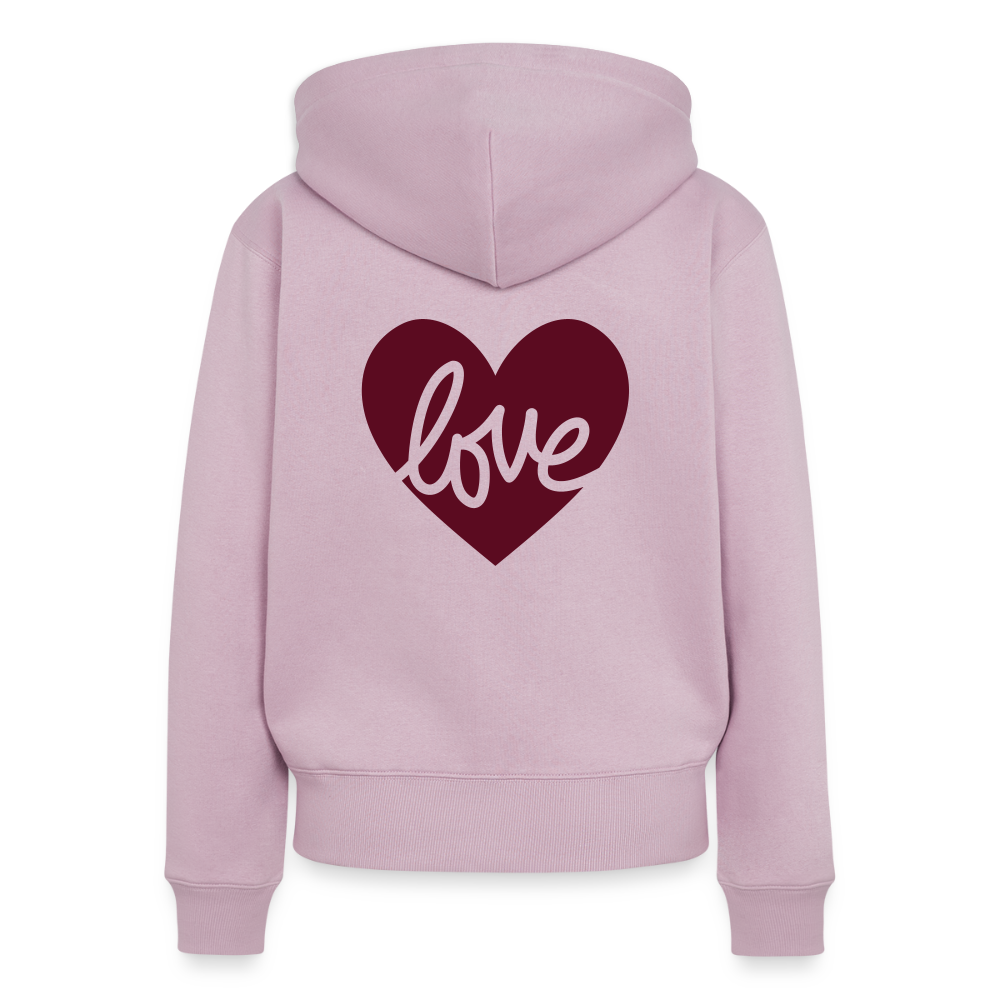 Women's Premium Hooded Jacket - dusky pink