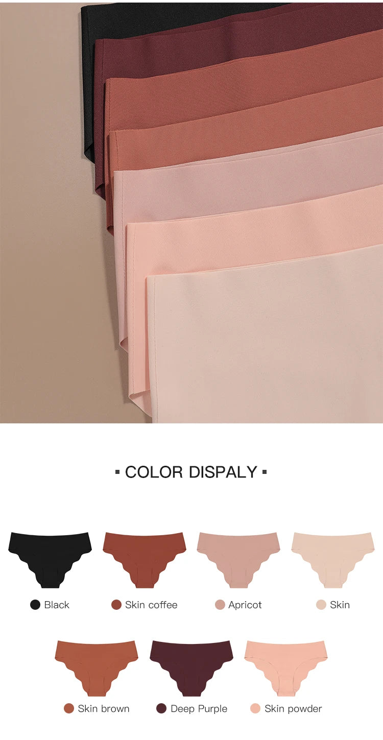 Lot de 4 ou 7 Culottes Femme Taille Basse – Invisible, Ultra Douce et Stretch