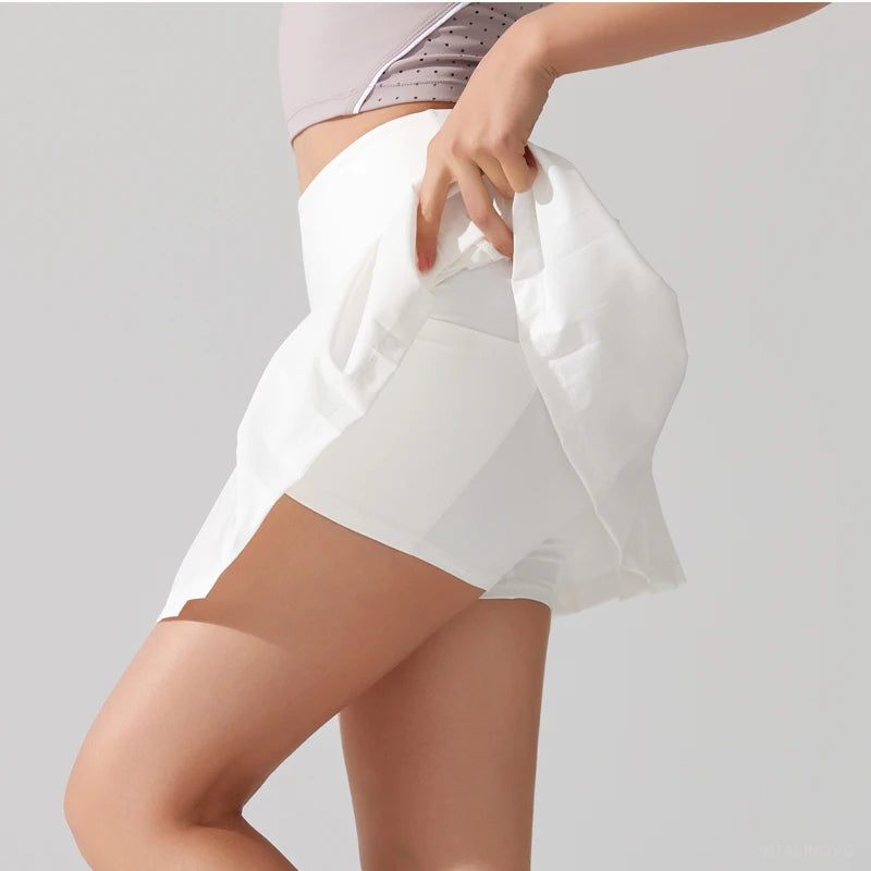Jupe short plissée KELLY