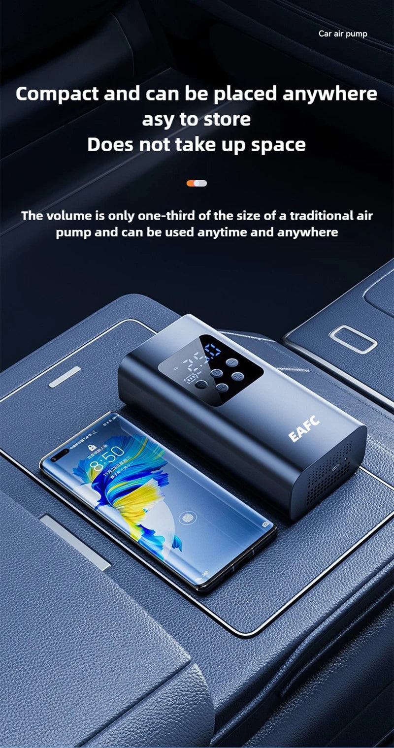 Mini Pompe à Air Portable – (Filaire & Sans Fil)