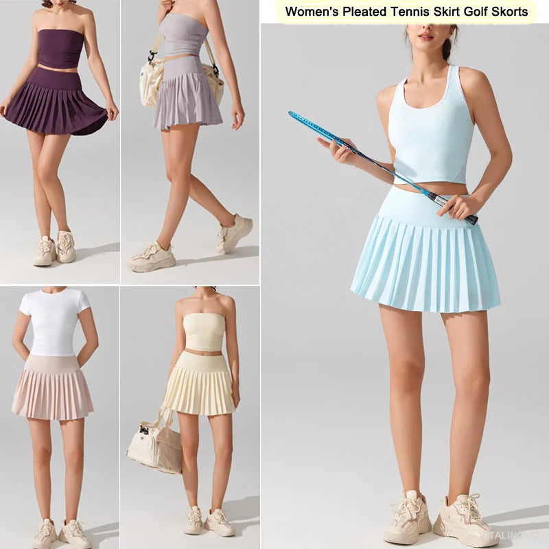 Jupe short plissée KELLY
