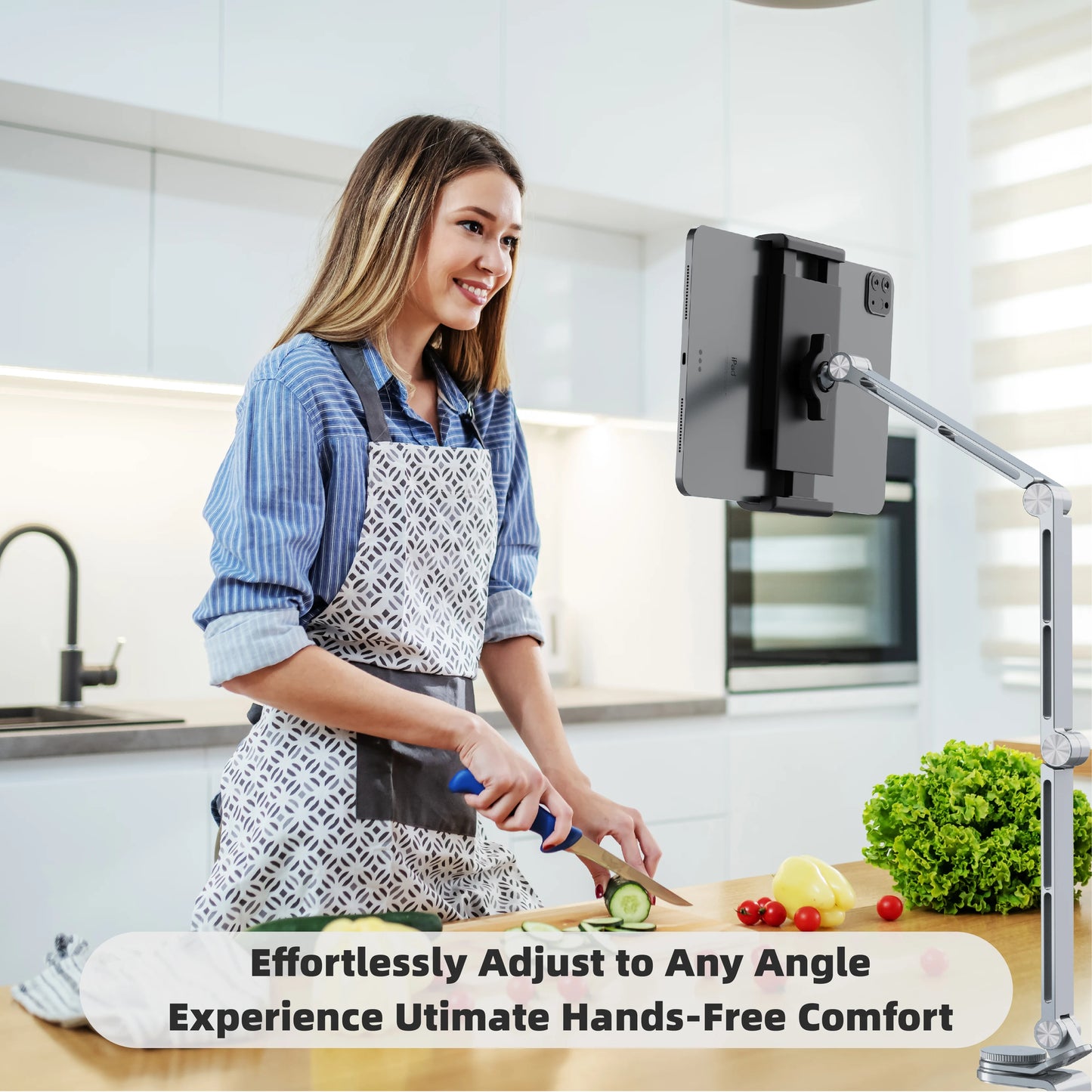Support cantilever rotatif pour tablettes, téléphones et moniteurs portables