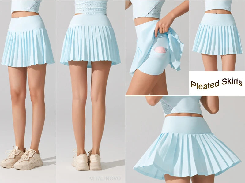 Jupe short plissée KELLY