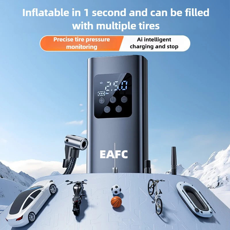 Mini Pompe à Air Portable – (Filaire & Sans Fil)
