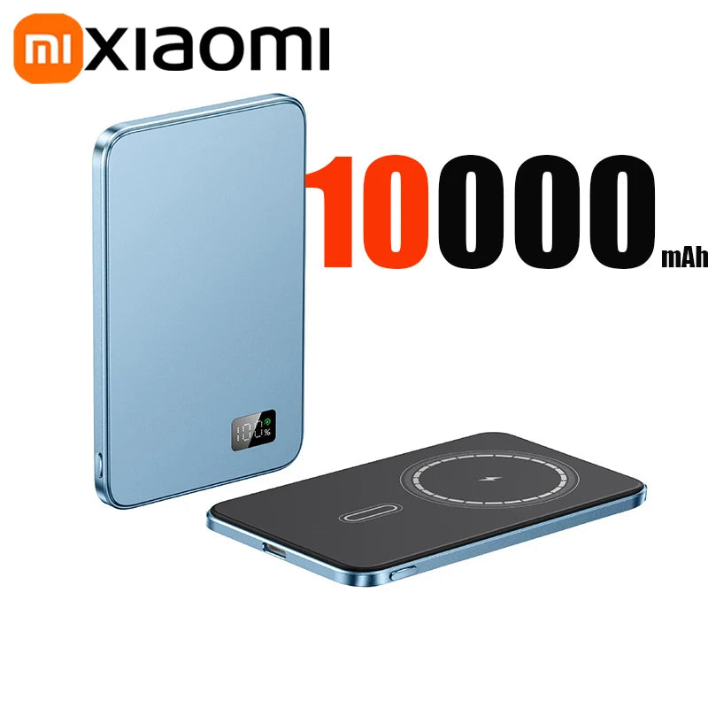 Xiaomi Slim Magnetic Wireless Power Bank 10000mAh High-capacity 20W Fast Charging External Battery For iPhone Magsafe 2025 New