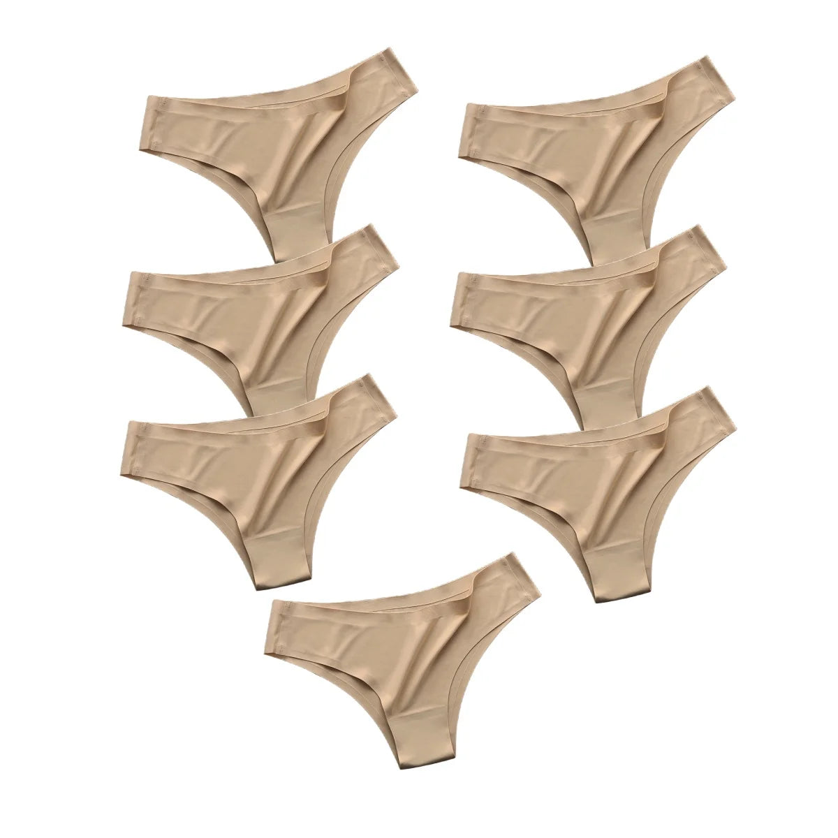 7 Slips Femme – Taille Basse, Sans Couture, Ultra Douces