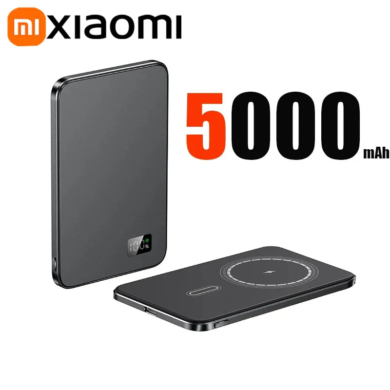 Xiaomi Slim Magnetic Wireless Power Bank 10000mAh High-capacity 20W Fast Charging External Battery For iPhone Magsafe 2025 New