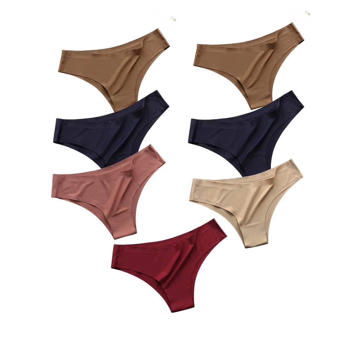 7 Slips Femme – Taille Basse, Sans Couture, Ultra Douces