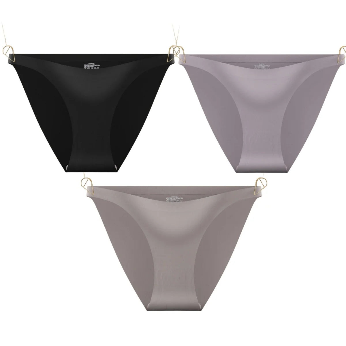 3 Culotte Femme Taille Basse – Invisible, Douce et Respirant