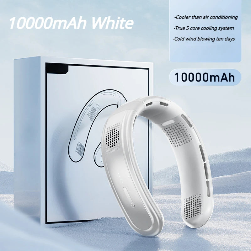Ventilateur portable 10000mAh rechargeable, puissance