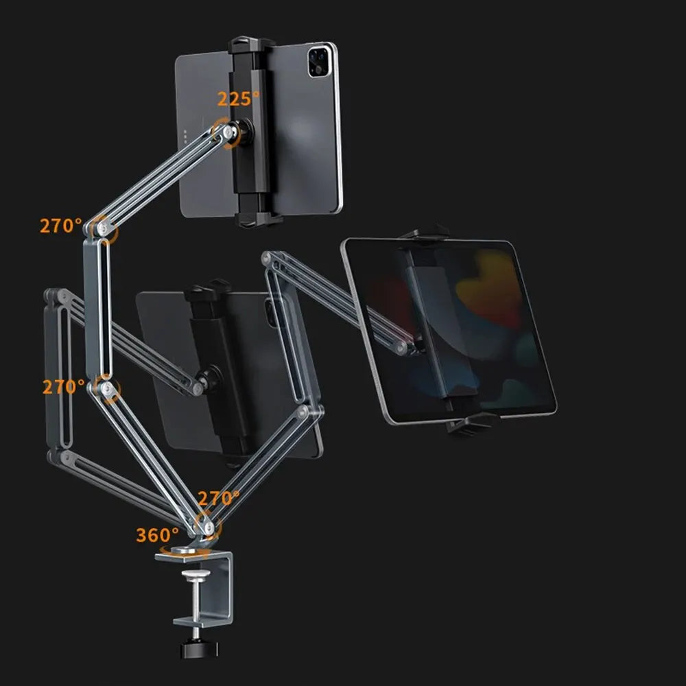 Support Tablette Réglable en Alliage d’Aluminium