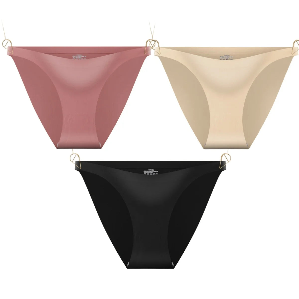 3 Culotte Femme Taille Basse – Invisible, Douce et Respirant