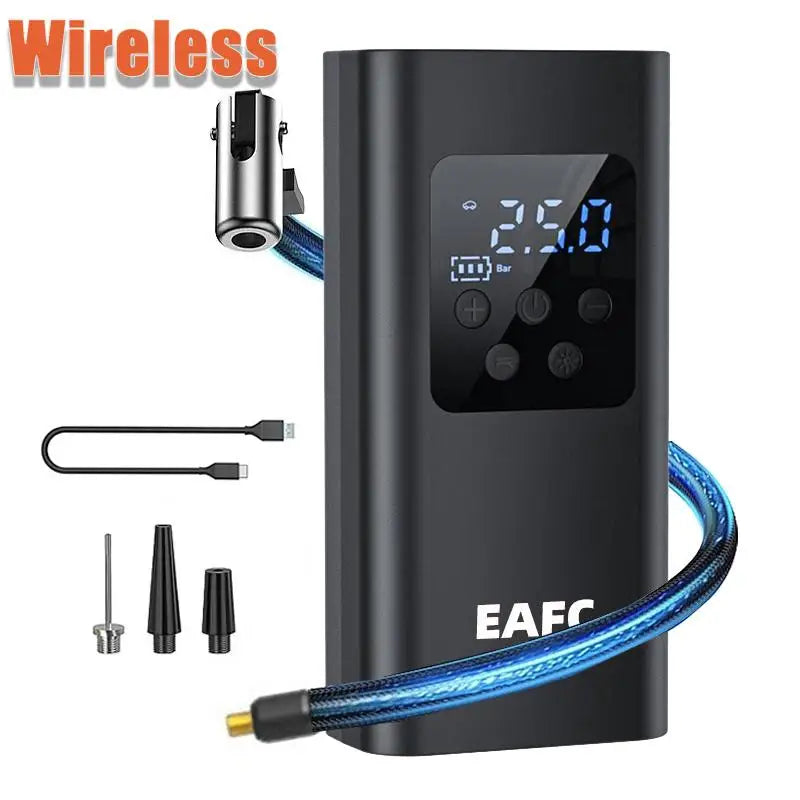 Mini Pompe à Air Portable – (Filaire & Sans Fil)