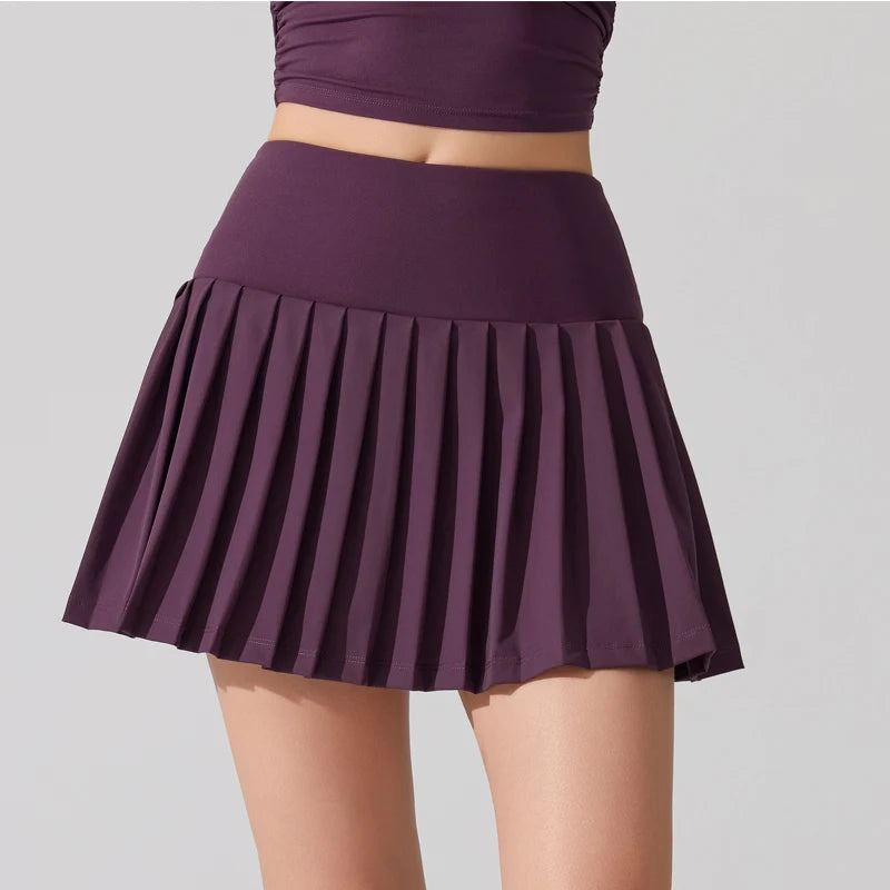 Jupe short plissée KELLY