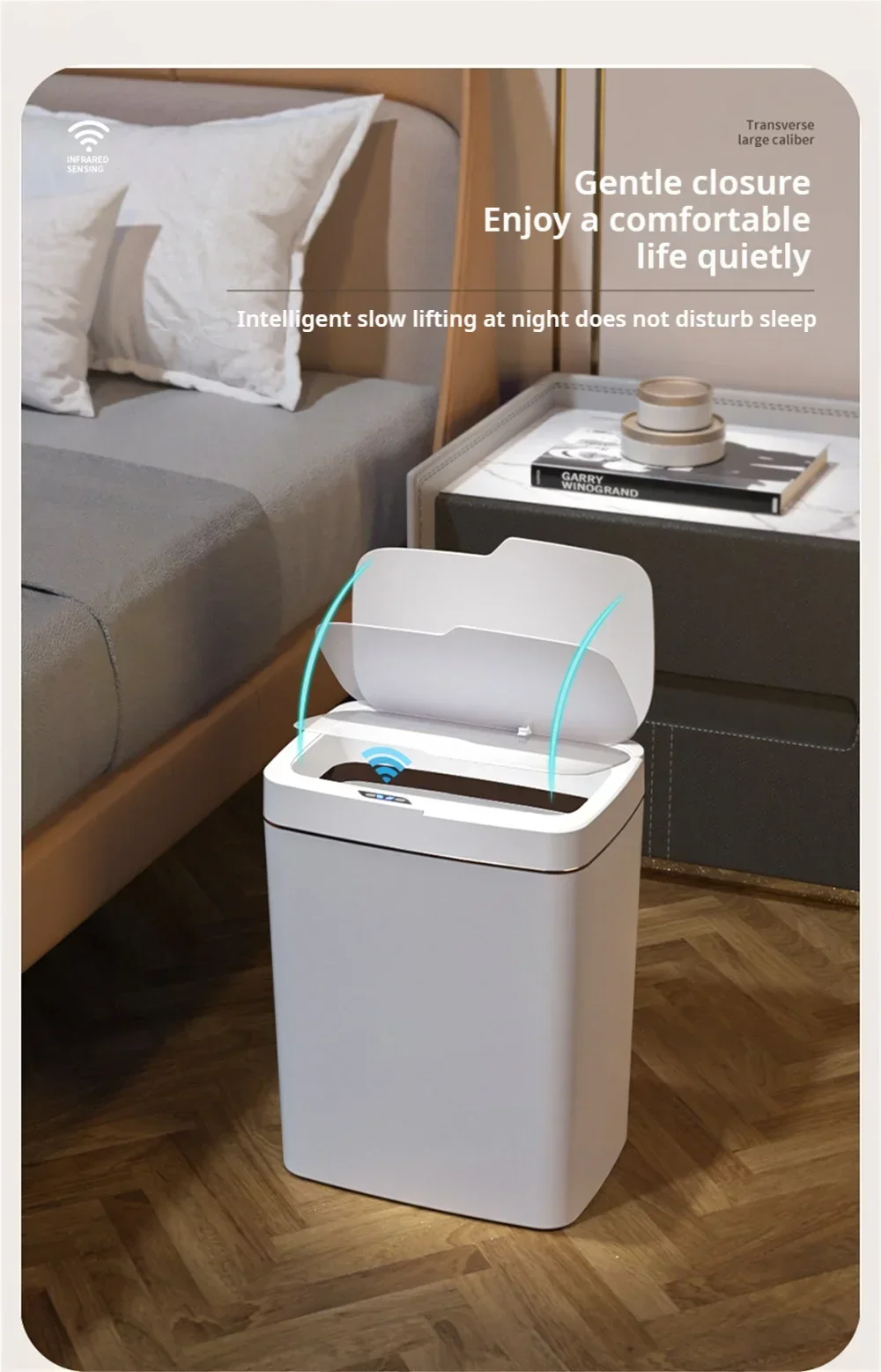 Poubelle intelligente 15L