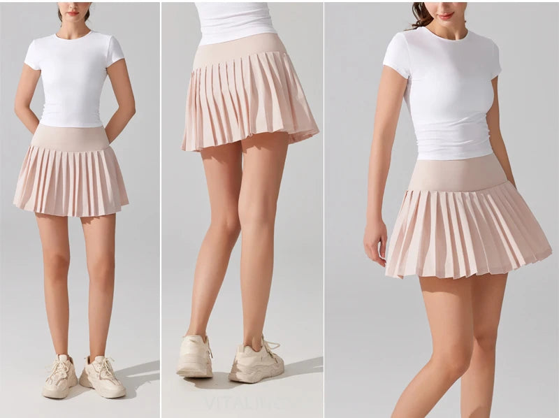 Jupe short plissée KELLY