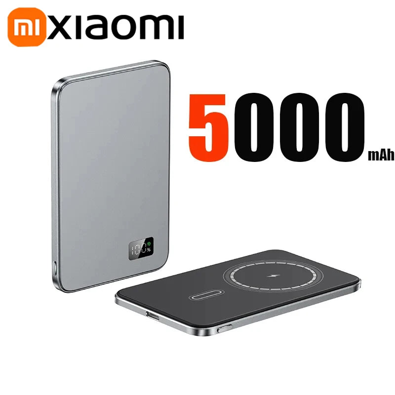 Xiaomi Slim Magnetic Wireless Power Bank 10000mAh High-capacity 20W Fast Charging External Battery For iPhone Magsafe 2025 New
