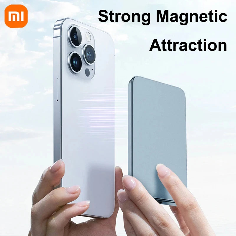 Xiaomi Slim Magnetic Wireless Power Bank 10000mAh High-capacity 20W Fast Charging External Battery For iPhone Magsafe 2025 New