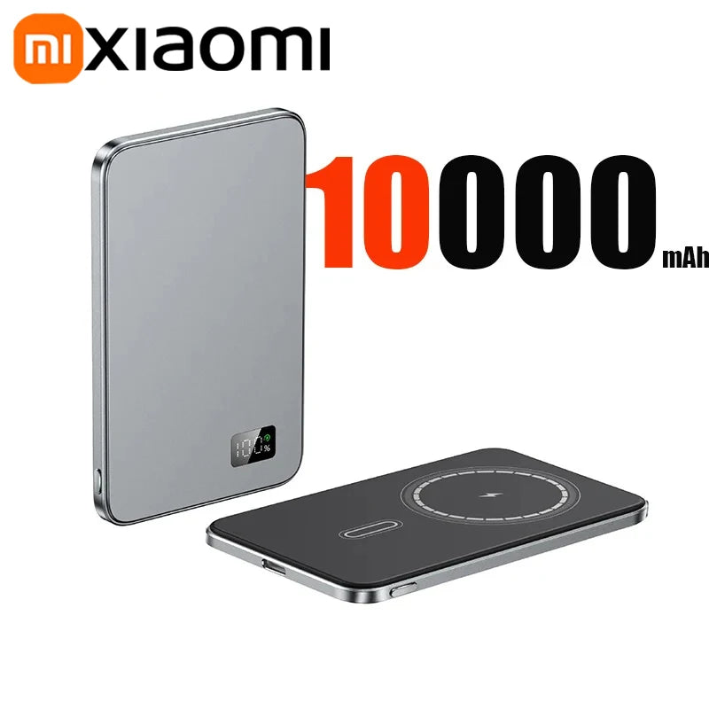 Xiaomi Slim Magnetic Wireless Power Bank 10000mAh High-capacity 20W Fast Charging External Battery For iPhone Magsafe 2025 New
