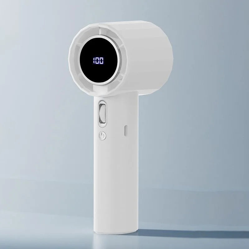 Ventilateur Portable à Main – 100 Vitesses Réglables (USB Rechargeable)
