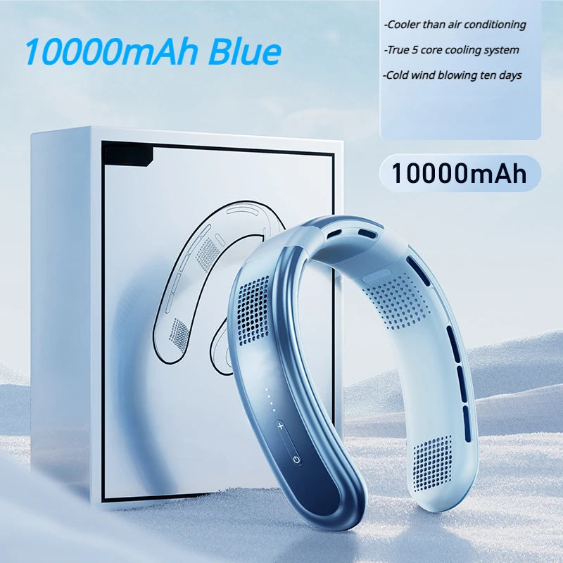 Ventilateur portable 10000mAh rechargeable, puissance