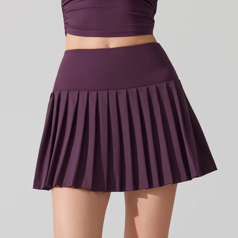 Jupe short plissée KELLY
