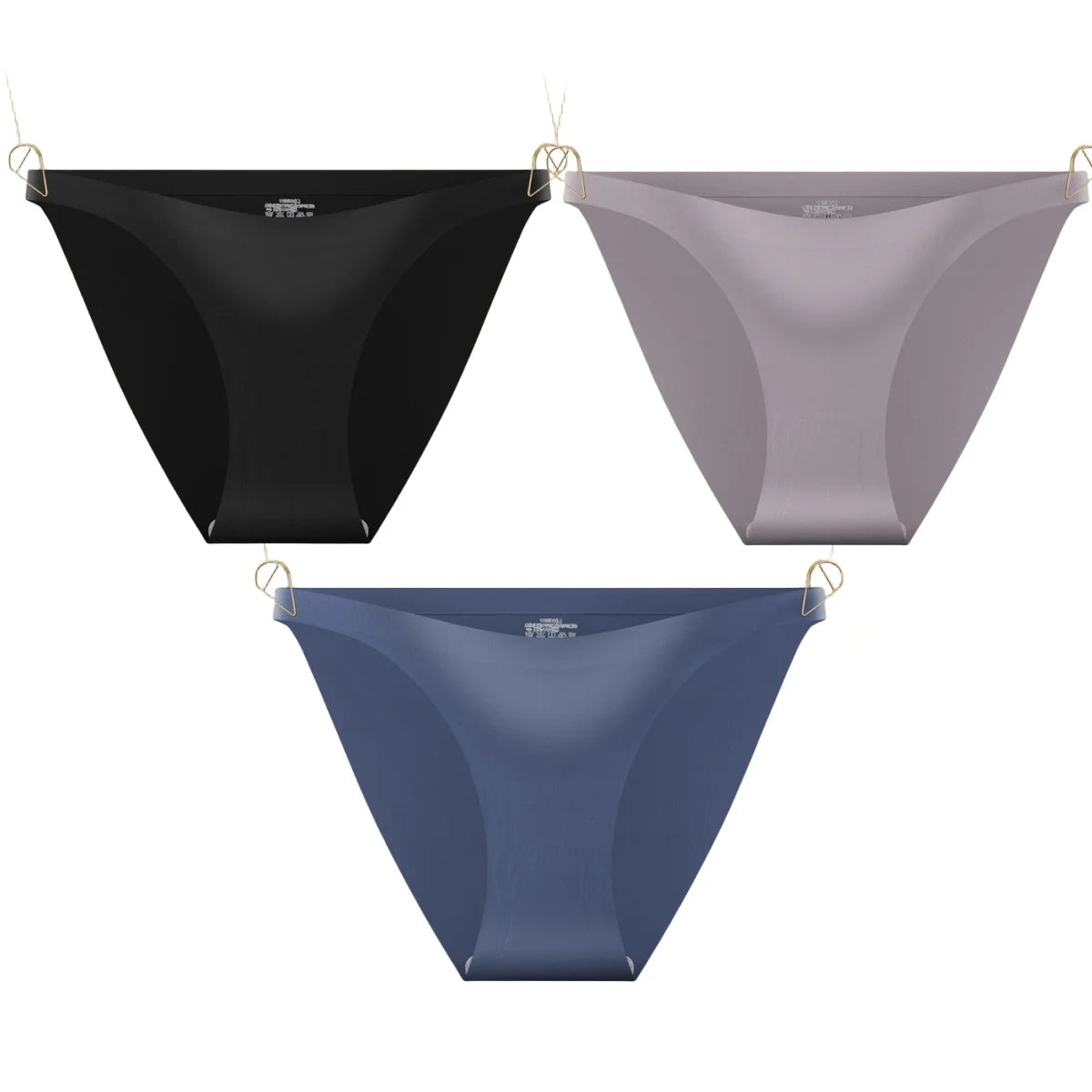 3 Culotte Femme Taille Basse – Invisible, Douce et Respirant