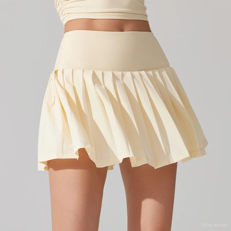Jupe short plissée KELLY