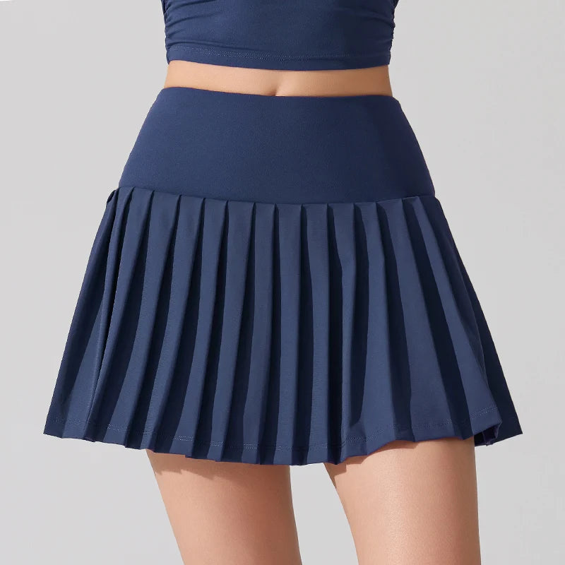 Jupe short plissée KELLY