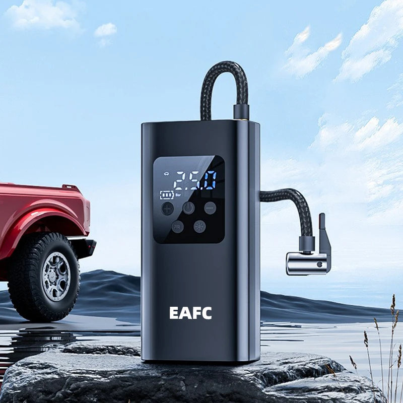 Mini Pompe à Air Portable – (Filaire & Sans Fil)