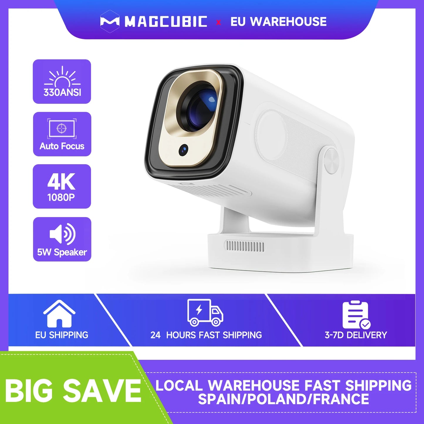 Magcubic HY310 Android 11 Projector 4K
