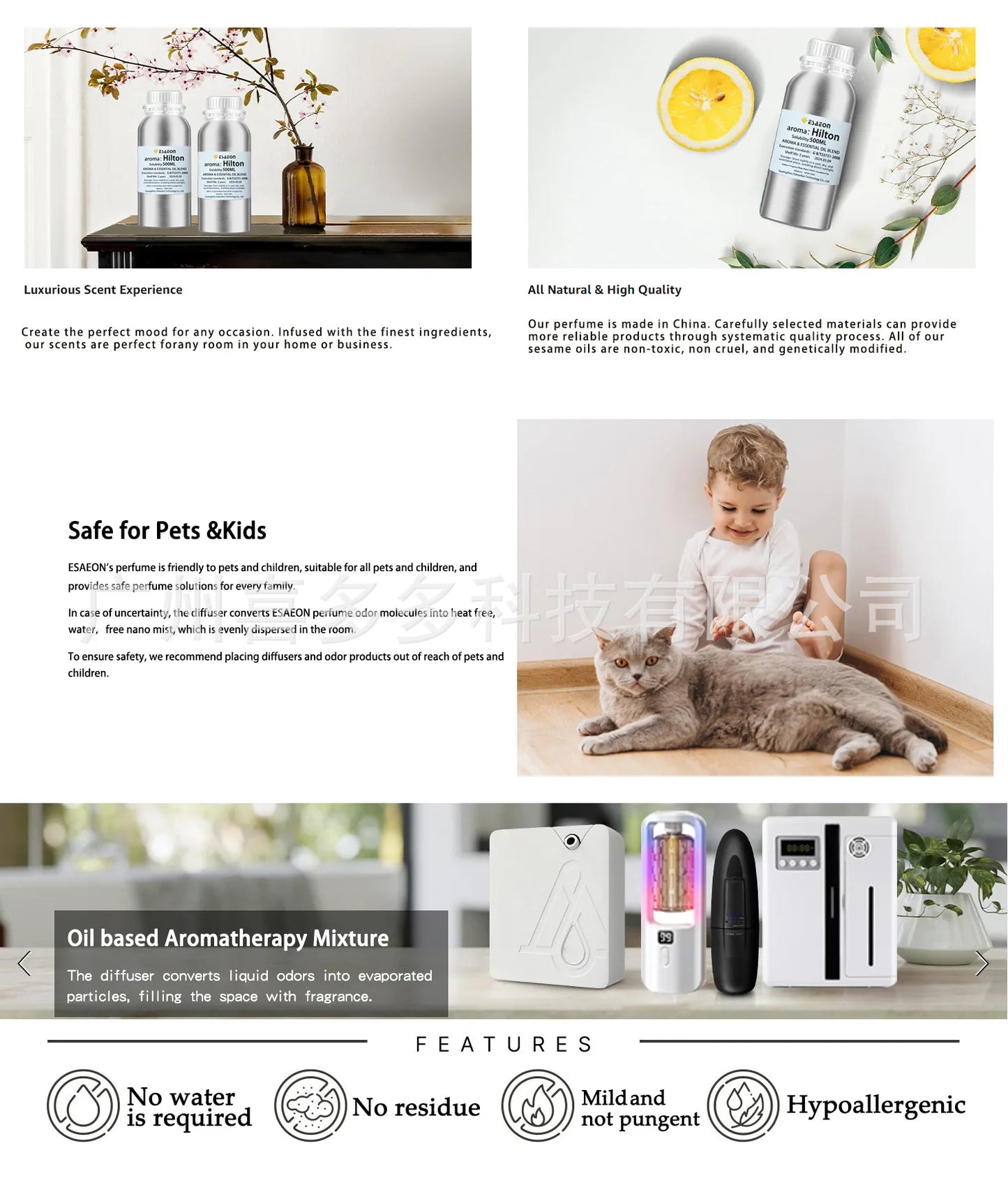 Huiles essentielles aromathérapie – Luxe Hôtel