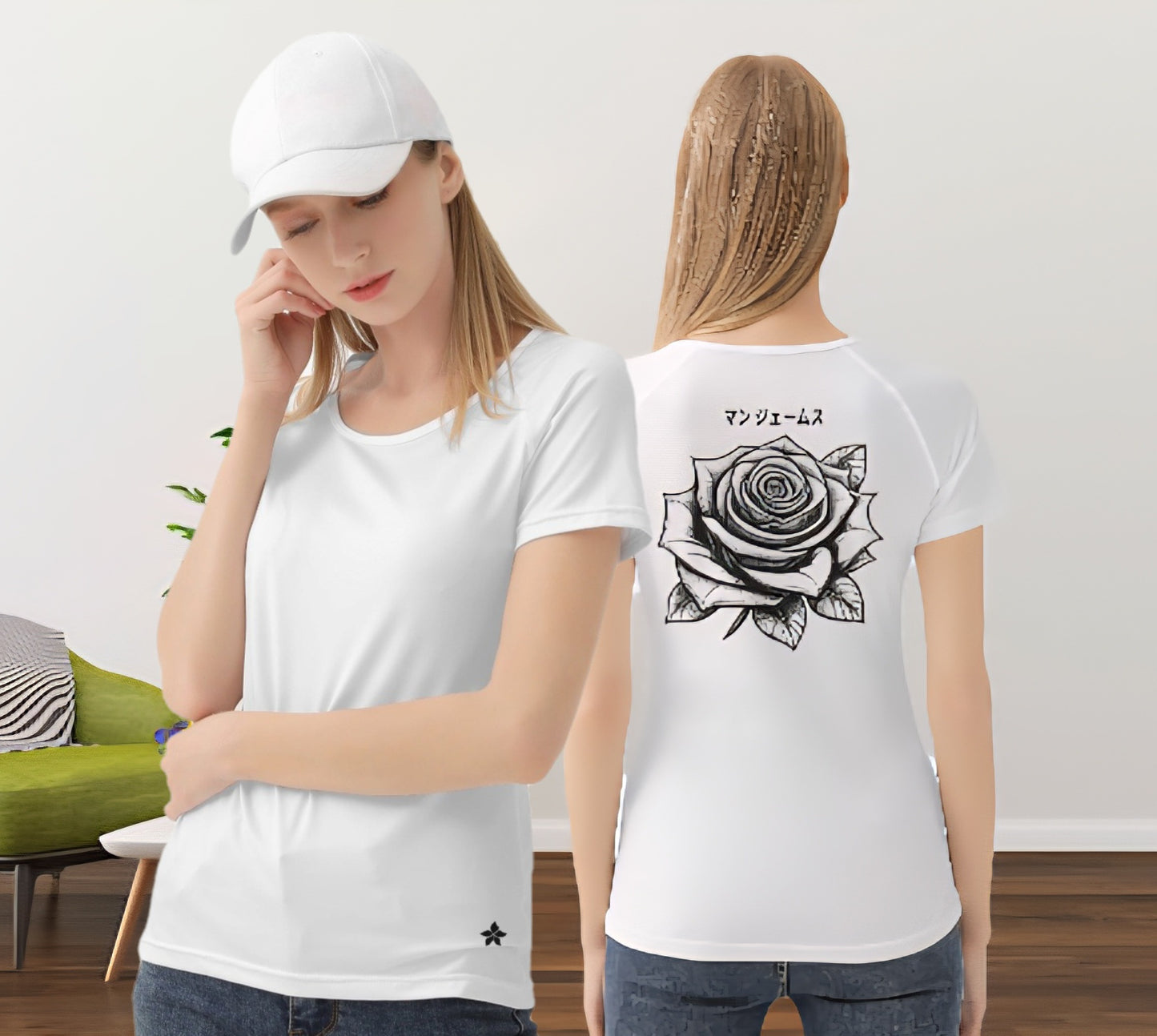 T-shirt Rose