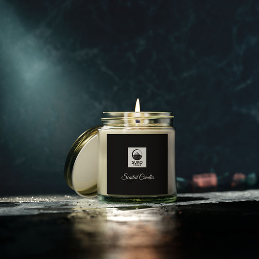Bougies parfumées à la noix de coco et à l'abricot