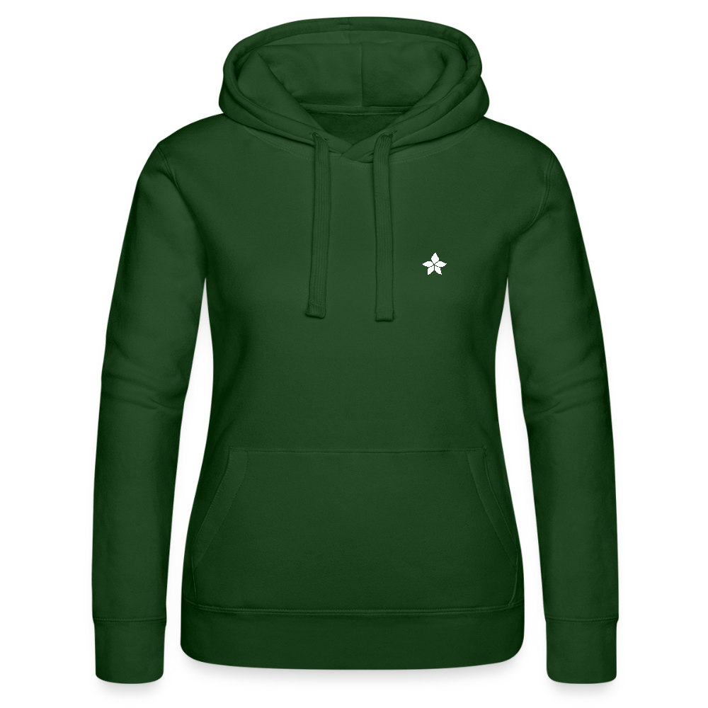 Women’s Hooded Sweater by Russell - bottle green