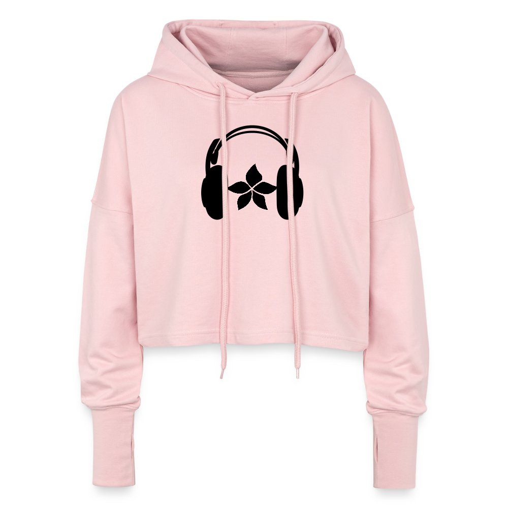 Cropped Women’s Hoodie - light pink