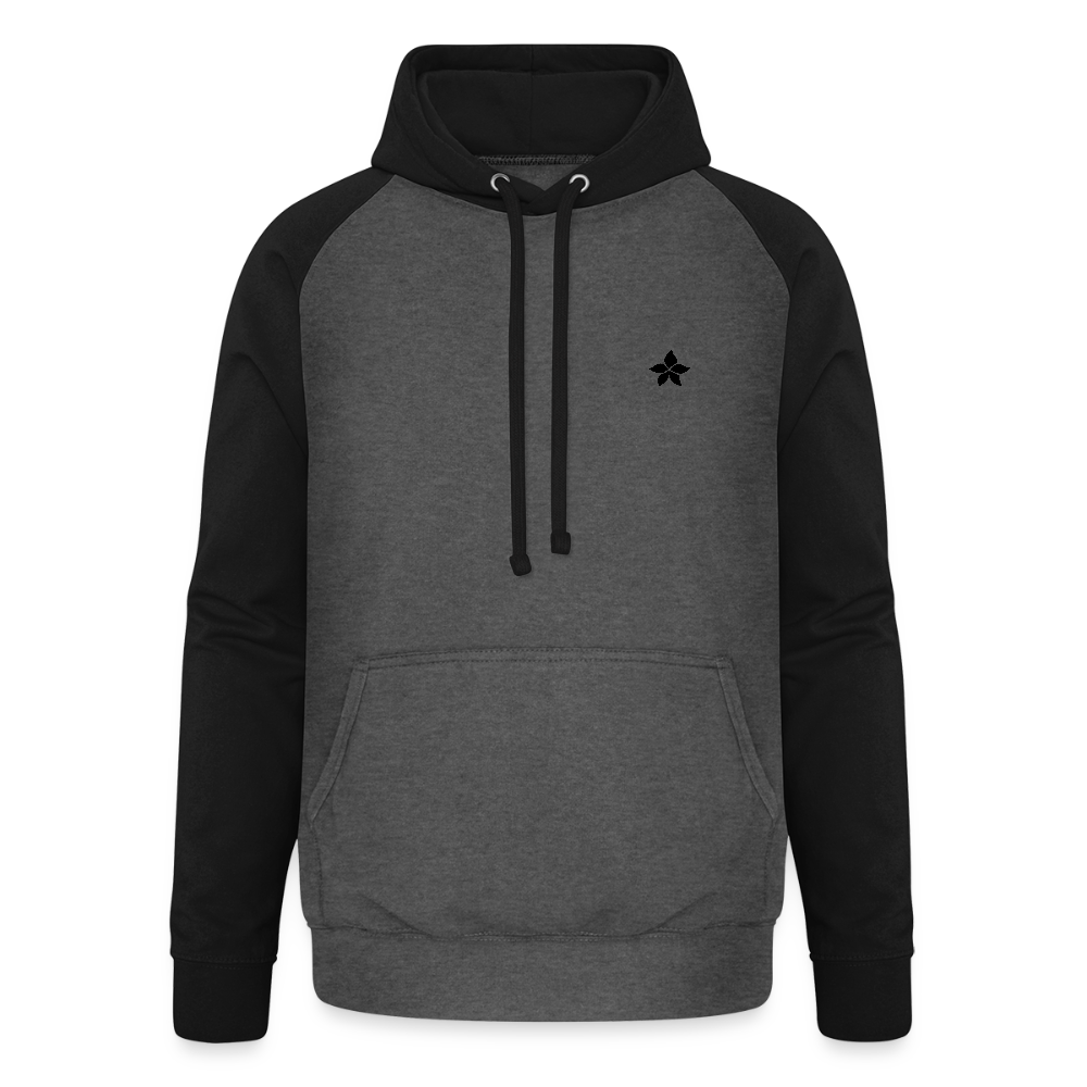 Sweat à capuche  Baseball - graphite/black