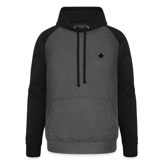 Sweat à capuche  Baseball - graphite/black