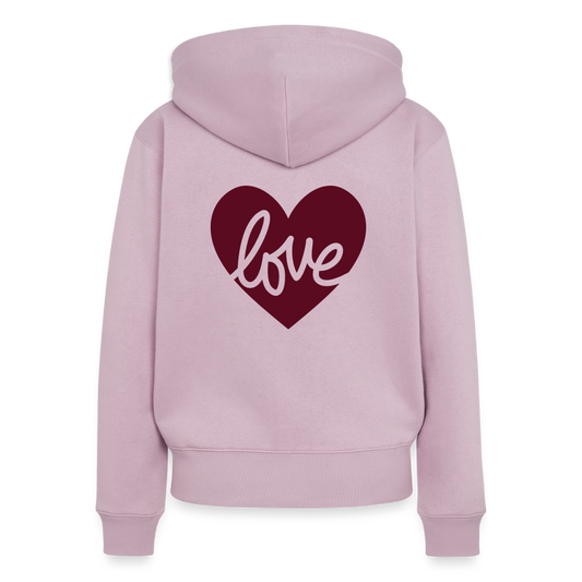 Women's Premium Hooded Jacket - dusky pink