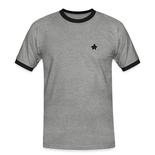 Tee-Shirt football - heather grey/black