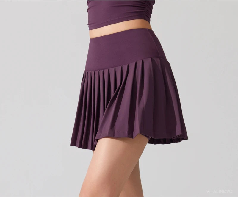 Jupe short plissée KELLY