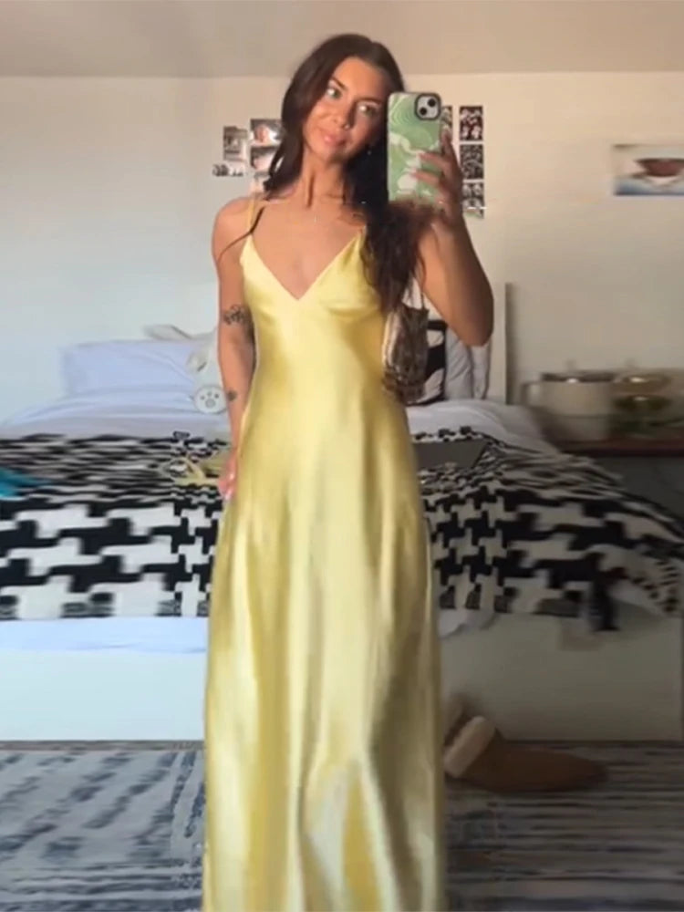 Robes Satin élégante
