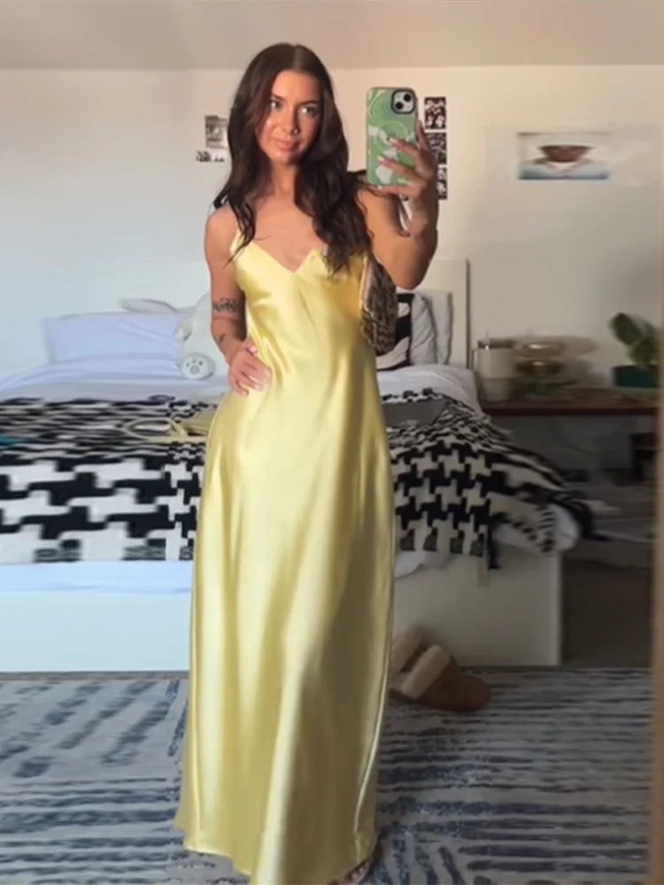 Robes Satin élégante