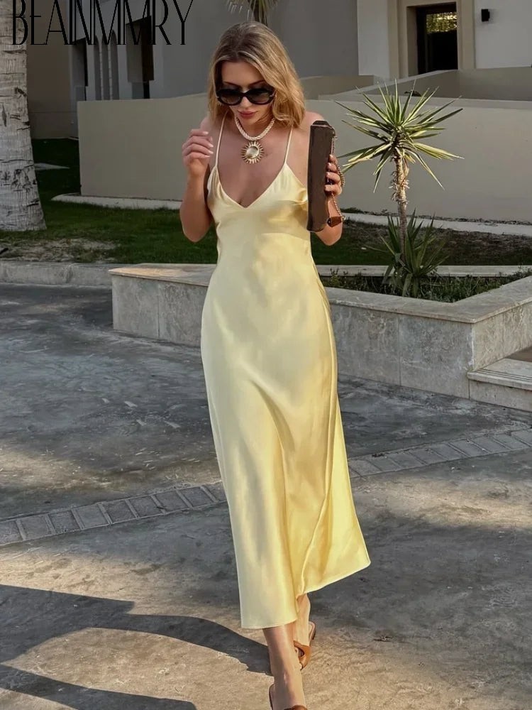 Robes Satin élégante