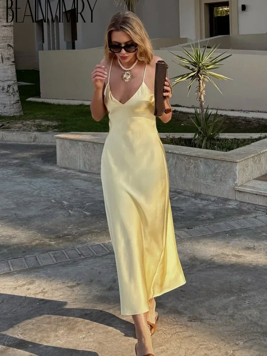 Robes Satin élégante