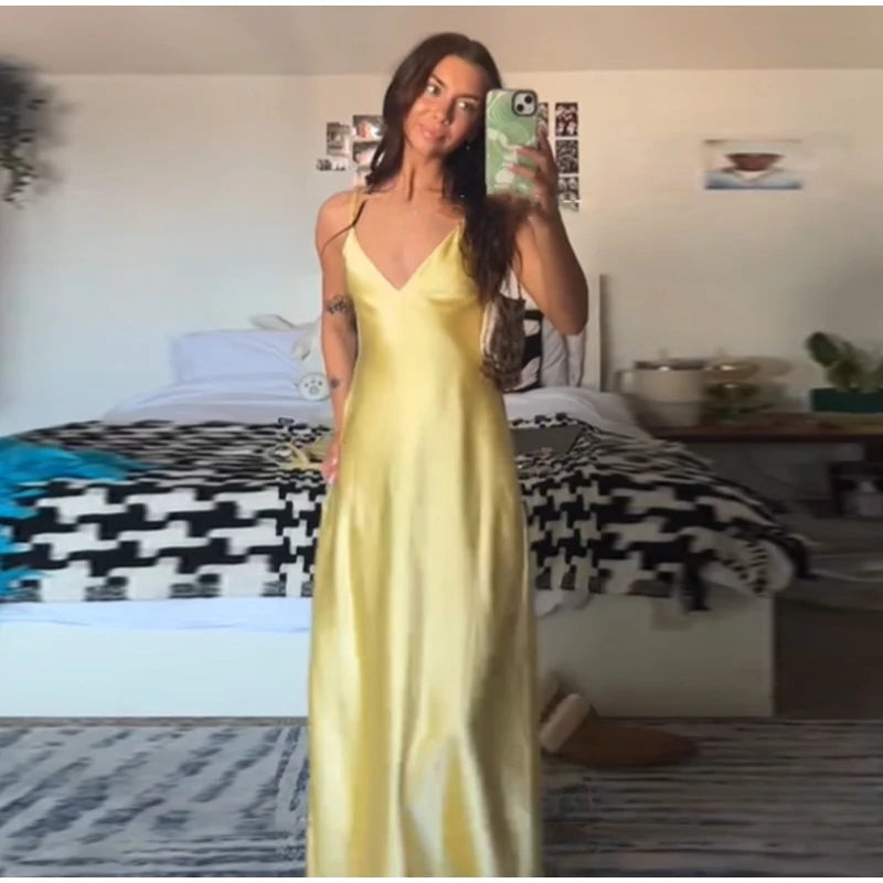 Robes Satin élégante